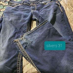 Silver jeans